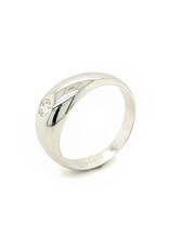 Private Label CvdK Private Label CvdK ring in 18 krt. witgoud met diamant