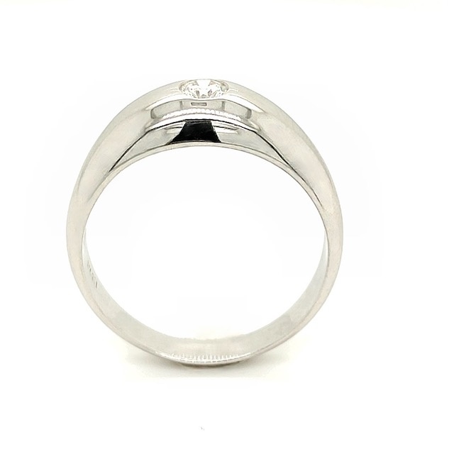 Private Label CvdK Private Label CvdK ring in 18 krt. witgoud met diamant