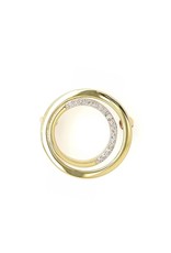Private Label CvdK Private label CvdK broche in 18 krt. geelgoud met diamant