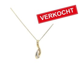 Private Label CvdK Private label CvdK collier met diamant