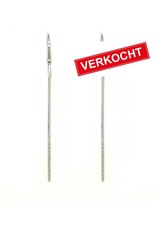 Private Label CvdK Private Label CvdK oorhangers in 14 krt. witgoud met diamant