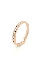Private Label CvdK Private Label CvdK ring in 14 krt. roségoud met diamant