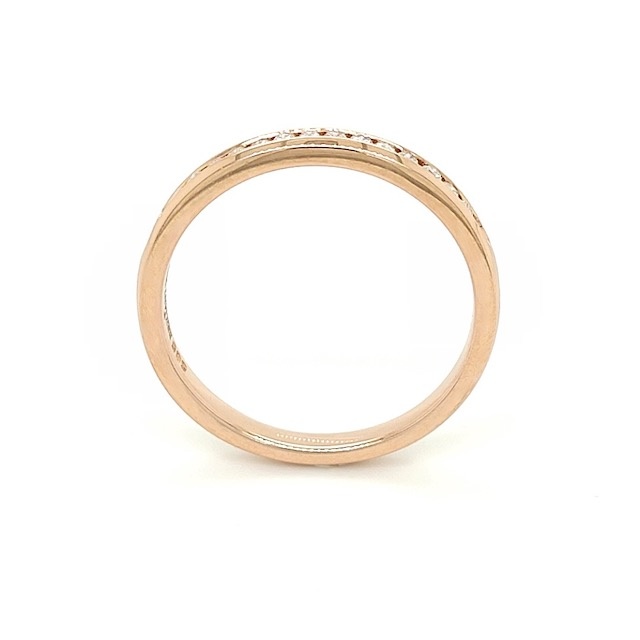 Private Label CvdK Private Label CvdK ring in 14 krt. roségoud met diamant