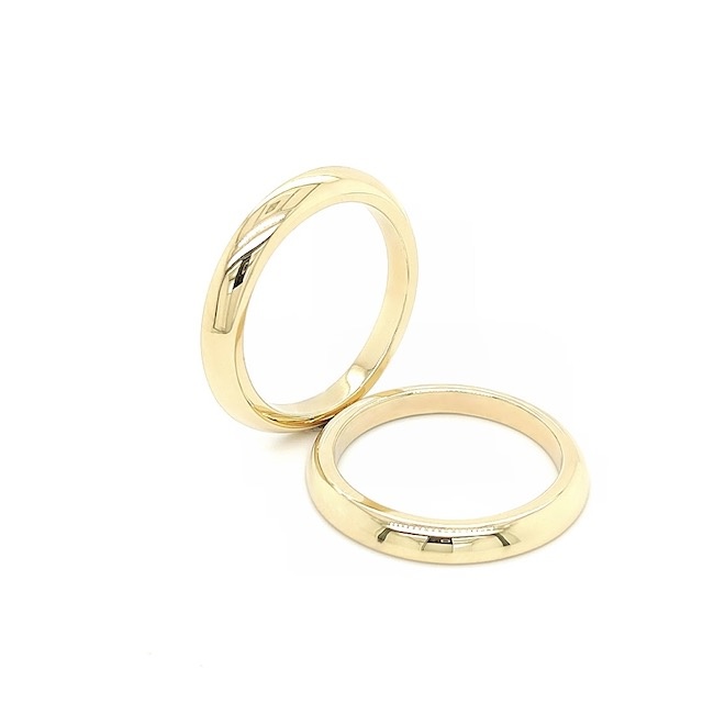 Private Label CvdK Private Label CvdK set aanschuif ringen in 14 krt. geelgoud
