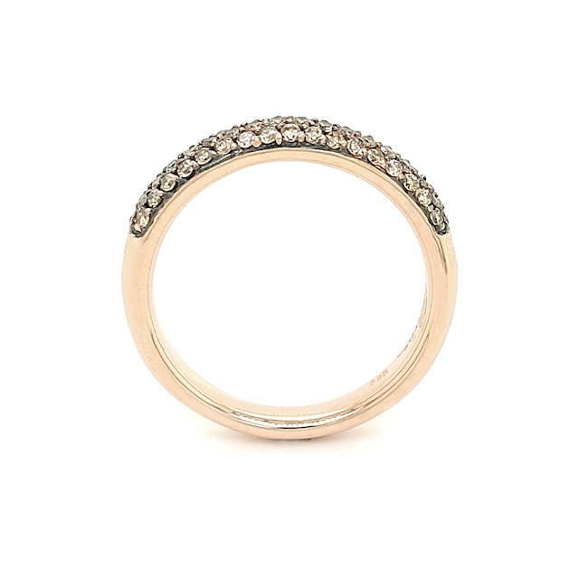 Private Label CvdK Private Label CvdK ring in 14 krt. roségoud met diamant