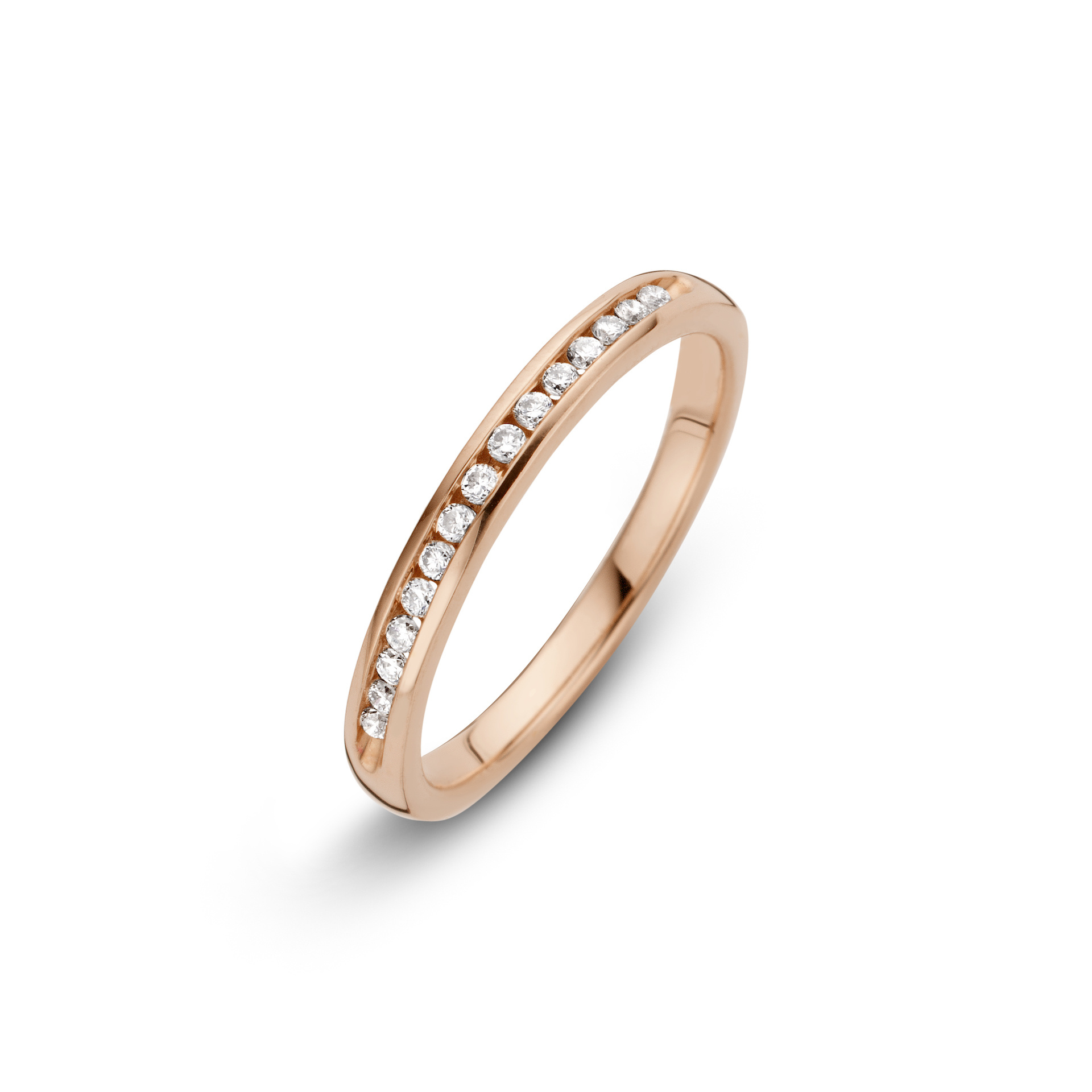 Private Label CvdK Private Label CvdK ring in 14 krt. roségoud met diamant