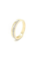Private Label CvdK Private Label CvdK ring in 14 krt. geelgoud met diamant