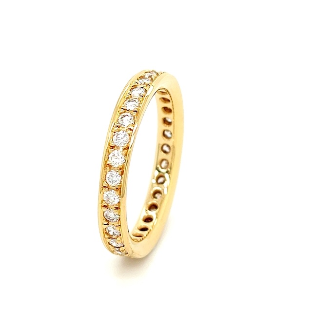Private Label CvdK Private Label CvdK ring in 18 krt. geelgoud met diamant