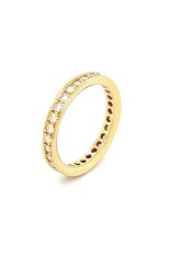 Private Label CvdK Private Label CvdK ring in 18 krt. geelgoud met diamant