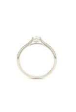 Private Label CvdK Private Label CvdK  ring in 18 krt. witgoud met diamant