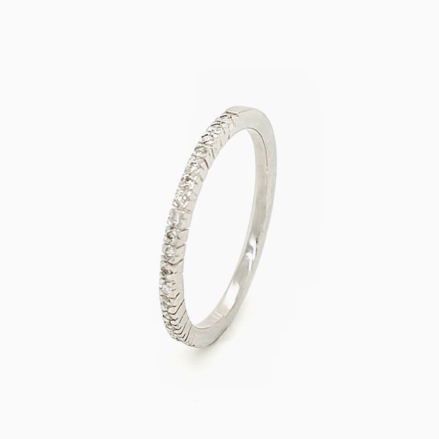 Private Label CvdK Private Label CvdK ring in 14 krt. witgoud met diamanten