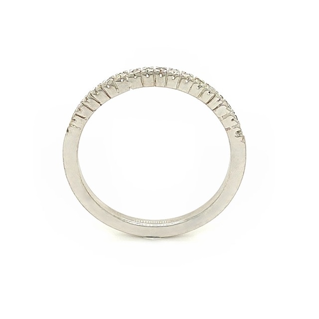 Private Label CvdK Private Label CvdK ring in 14 krt. witgoud met diamanten