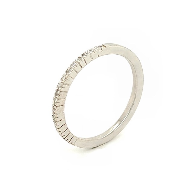 Private Label CvdK Private Label CvdK ring in 14 krt. witgoud met diamanten