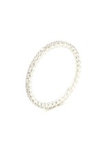 Private Label CvdK Private Label CvdK aanschuif ring in 14 krt. witgoud met diamant