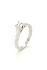 Private Label CvdK Private Label CvdK ring in 18 krt. witgoud met diamant