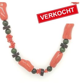 Private Label CvdK Private label CvdK bloedkoraal collier