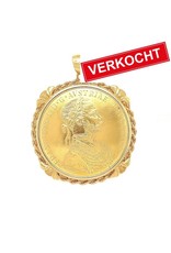 Private Label CvdK Private label CvdK hanger van een 4 dukaat uit 1915