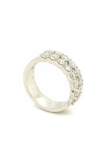 Private Label CvdK Exclusive Private Label CvdK ring in 18 krt. witgoud met diamanten