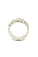 Private Label CvdK Exclusive Private Label CvdK ring in 18 krt. witgoud met diamanten