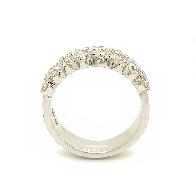 Private Label CvdK Exclusive Private Label CvdK ring in 18 krt. witgoud met diamanten