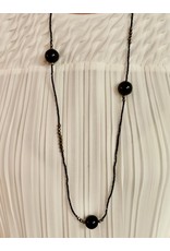 Private Label CvdK Private label CvdK collier met spinel en onyx