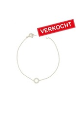 Private Label CvdK Private label CvdK armband in 14 krt. witgoud met diamanten