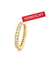 Private Label CvdK Private Label CvdK ring in 18 krt. geelgoud met diamant