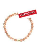 Private Label CvdK Private Label CvdK maansteen collier met 18 krt. geelgoud
