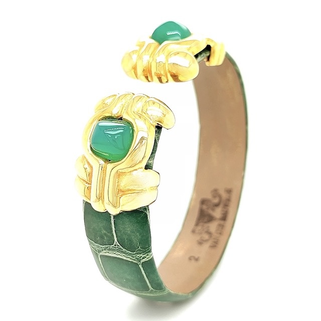Van Der Bauwede armband croco leder