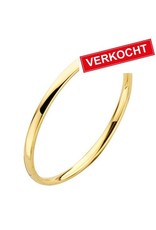 Private Label CvdK Private label CvdK geelgouden armband met zilveren kern