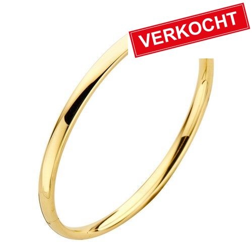 Private Label CvdK Private label CvdK geelgouden armband met zilveren kern
