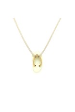 Pavés Shankla by Pavés hanger in 18 krt. geelgoud met chrysopraas - Copy