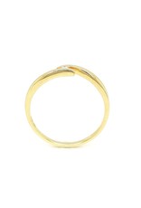 Private Label CvdK Private Label CvdK ring in 14 krt. geelgoud met diamant