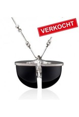 Lapponia Lapponia Black Ikaros zilveren collier