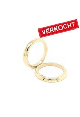 Private Label CvdK Private Label CvdK set aanschuif ringen in 14 krt. geelgoud