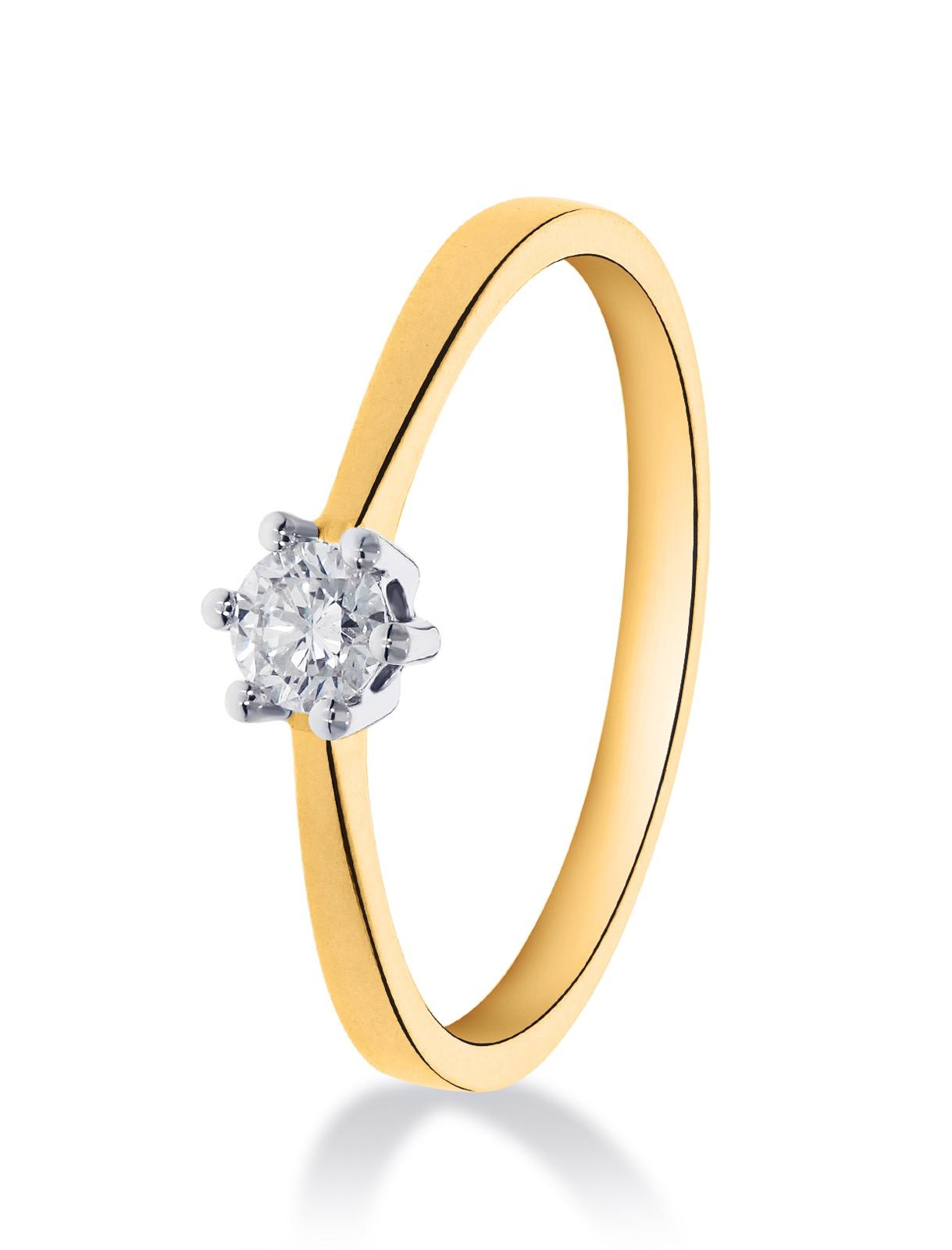 Private Label CvdK Private Label CvdK ring in 14 krt. geelgoud met diamant