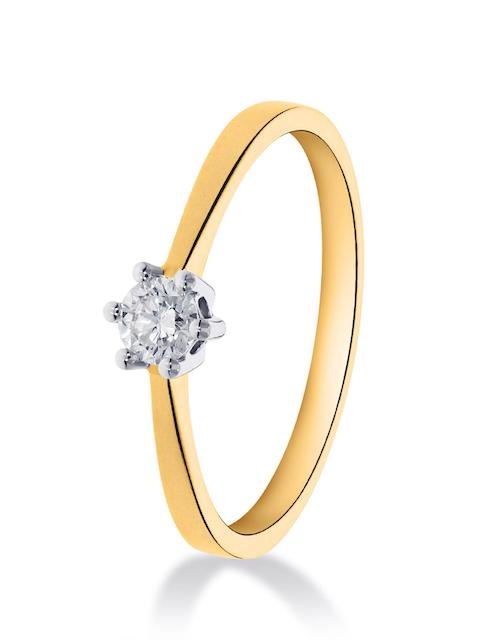 Private Label CvdK Private Label CvdK ring in 14 krt. geelgoud met diamant