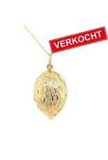 Private Label CvdK Private label CvdK hanger/bedel in 14 krt. geelgoud