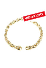 Private Label CvdK Private label CvdK armband in 14 krt. geelgoud