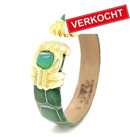 Van Der Bauwede armband croco leder