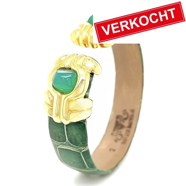 Van Der Bauwede armband croco leder