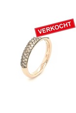 Private Label CvdK Private Label CvdK ring in 14 krt. roségoud met diamant