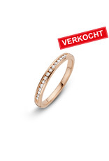 Private Label CvdK Private Label CvdK ring in 14 krt. roségoud met diamant