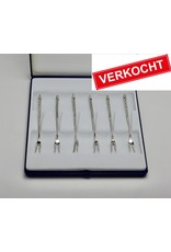Vorkjes in 925 zilver, 116 mm lang