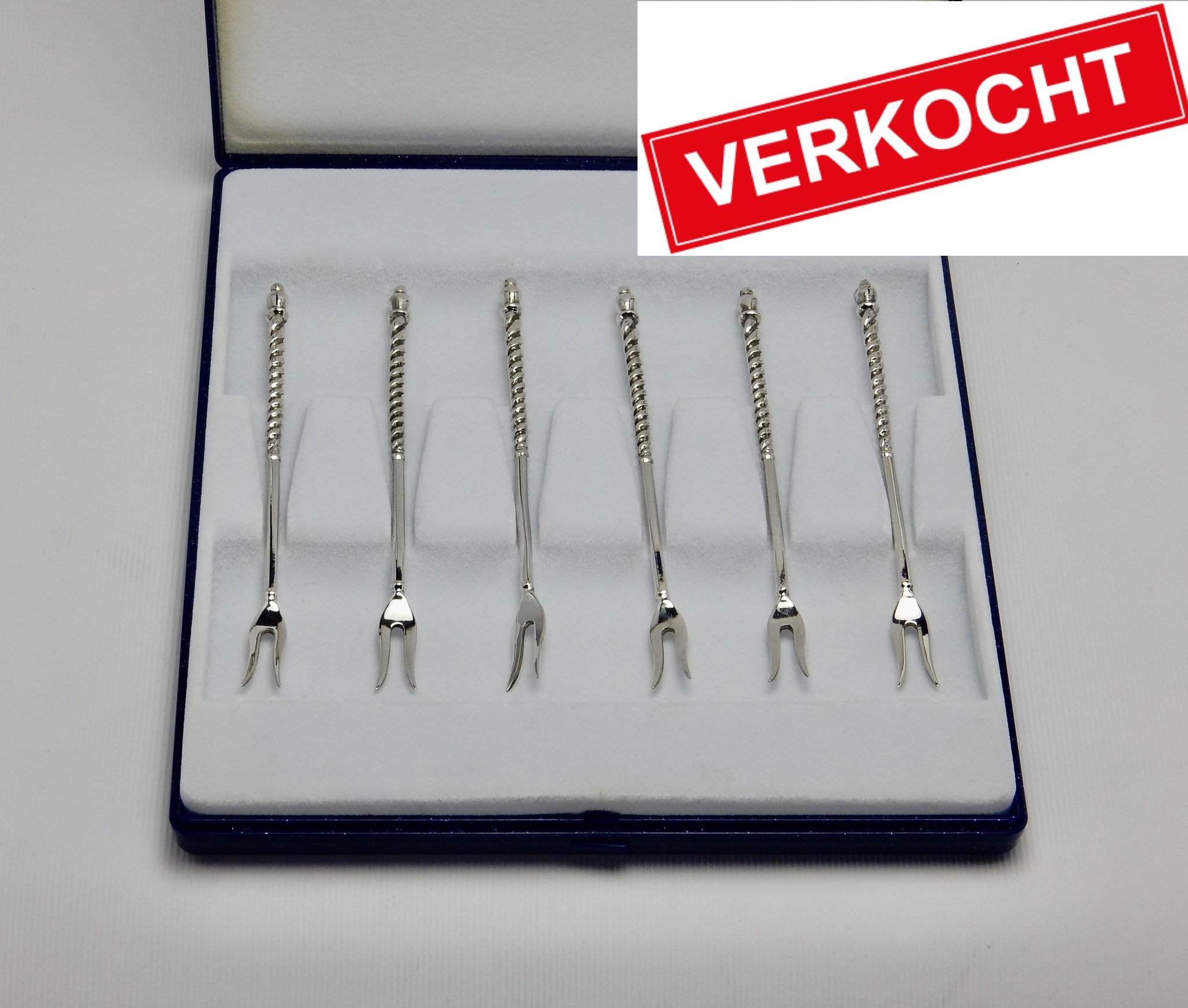 Vorkjes in 925 zilver, 116 mm lang