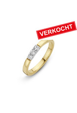 Private Label CvdK Private Label CvdK ring in 14 krt. geelgoud met diamant