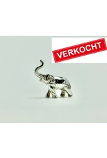 Miniatuur van een olifant in 925 zilver, 45 mm