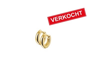 Private Label CvdK Private label CvdK oorringen in 14 krt. geelgoud