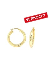 Private Label CvdK Private label CvdK oorringen in 14 krt. geelgoud