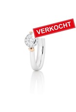 Capolavoro Capolavoro ring in 18 krt. witgoud met diamant